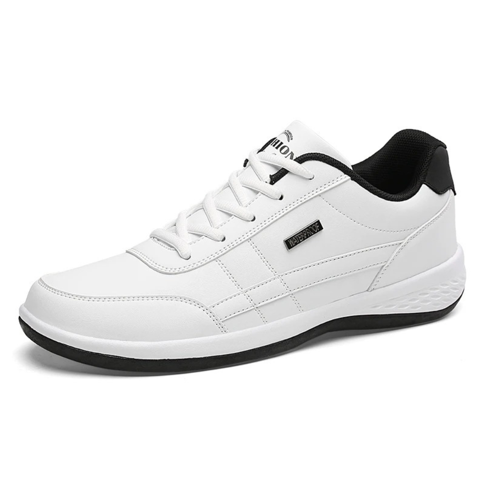 Orthopedic Men Leather Shoes | Arch Support, Waterproof