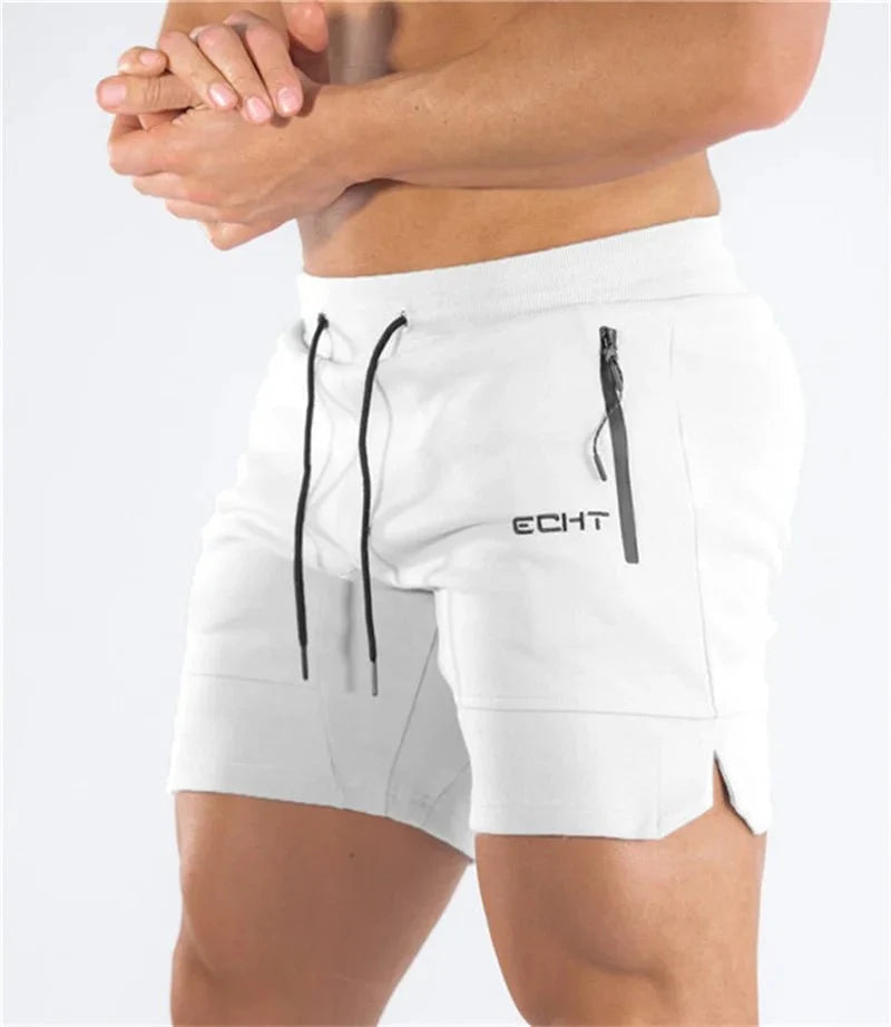 Men's mesh sports shorts with zip pockets and quick-dry fabric, lightweight