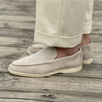 Men's slip-on loafers old money style, cushioned insole, sizes EU 39-46