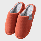 Women's warm slip-on slippers, soft and comfortable, available in multiple colors