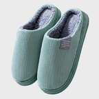 Women's warm slip-on slippers, soft and comfortable, available in multiple colors