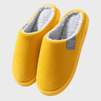 Women's warm slip-on slippers, soft and comfortable, available in multiple colors