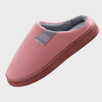 Women's warm slip-on slippers, soft and comfortable, available in multiple colors