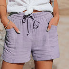 Women Shorts Loose Fit Lightweight Comfort Casual Pull On Bottoms