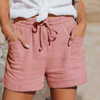 Women Shorts Loose Fit Lightweight Comfort Casual Pull On Bottoms