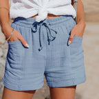 Women Shorts Loose Fit Lightweight Comfort Casual Pull On Bottoms