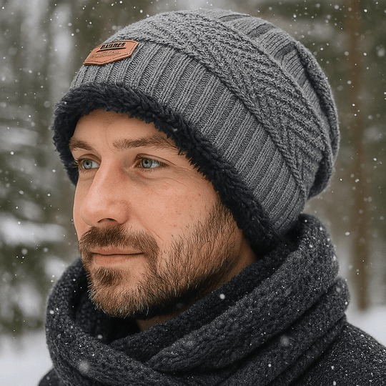 Lukas Ultra Warm Double Winter Hat with Soft Fur Lining