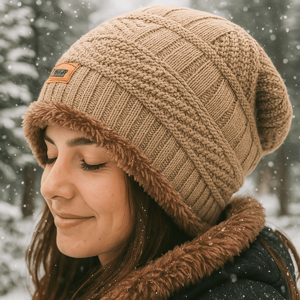 Lukas Ultra Warm Double Winter Hat with Soft Fur Lining