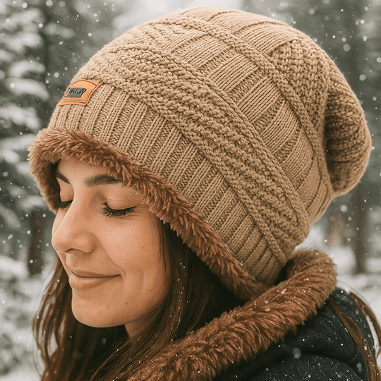 Zova – Double Winter Beanie with Warm Faux Fur Lining – Ultimate Protection Against the Cold