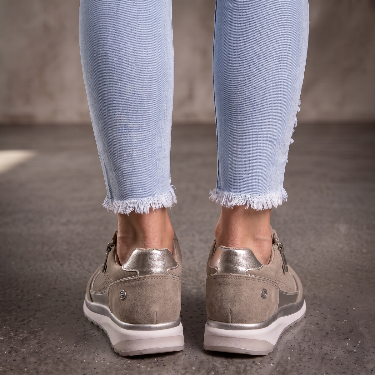 Orthopedic Shoes Women Platform Cushioned Rhinestone Embellished