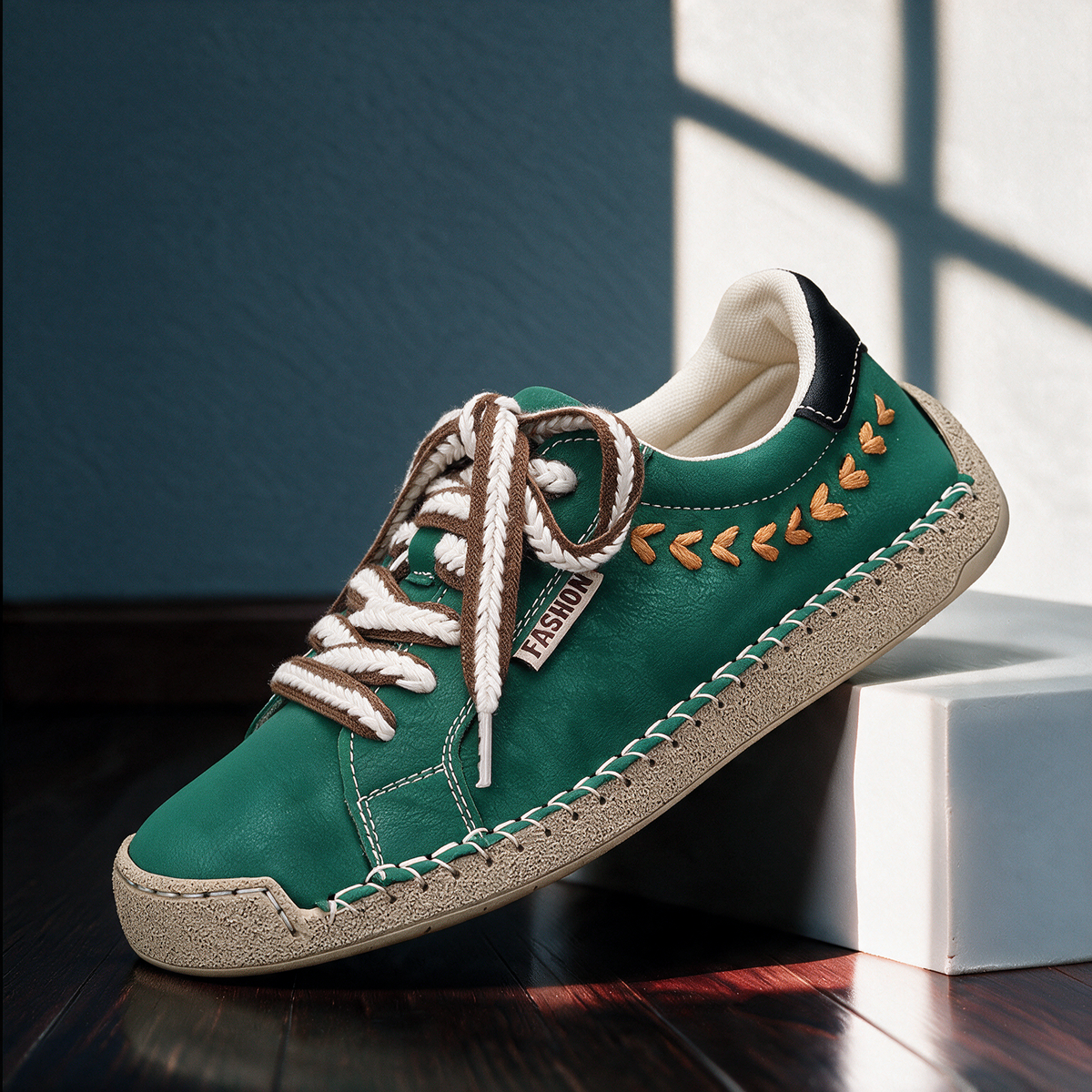 Orthopedic Shoes Women Suede Sneakers Cushioned Insole Fall Round Toe