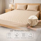 Waterproof mattress protector breathable machine washable universal fit all sizes