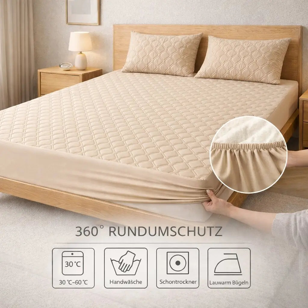 Waterproof mattress protector breathable machine washable universal fit all sizes
