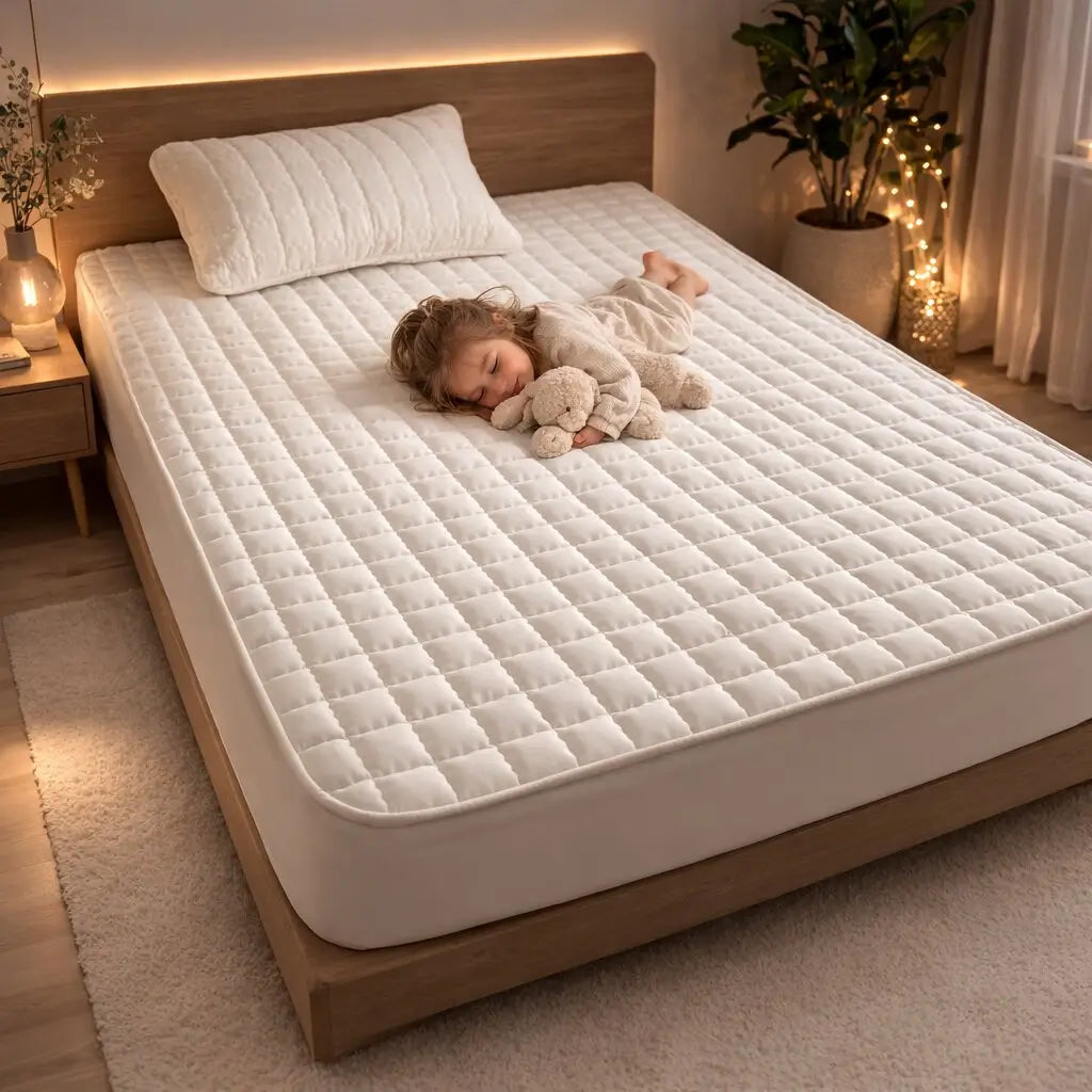 Waterproof mattress protector breathable machine washable universal fit all sizes