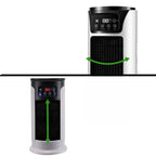 Portable air conditioner windowless stand-up indoor AC unit on wheels