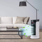 Portable air conditioner windowless stand-up indoor AC unit on wheels