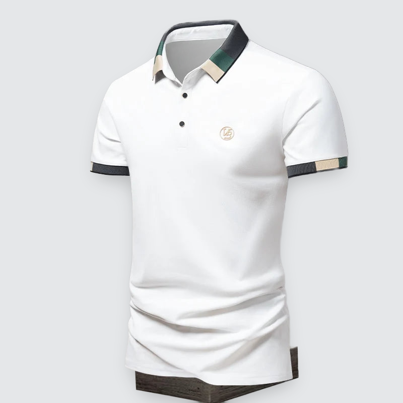Men's Knit Polo Shirt | Breathable Quick Dry Ice Silk Cotton Blend