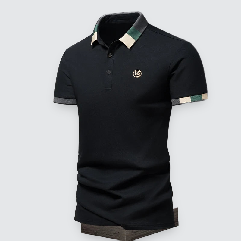 Men's Knit Polo Shirt | Breathable Quick Dry Ice Silk Cotton Blend