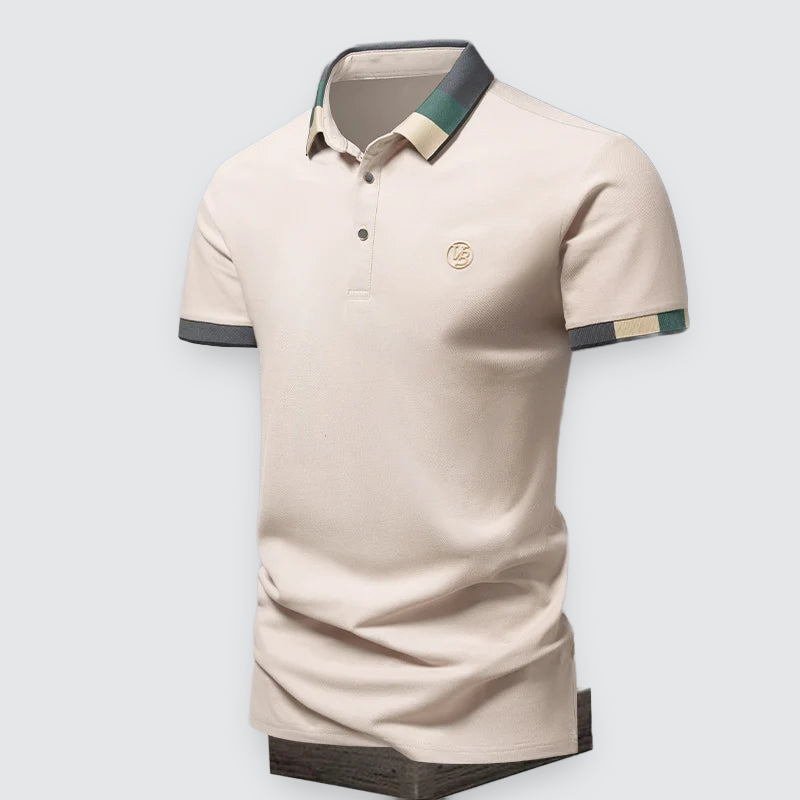 Men's Knit Polo Shirt | Breathable Quick Dry Ice Silk Cotton Blend
