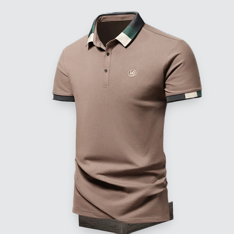 Men's Knit Polo Shirt | Breathable Quick Dry Ice Silk Cotton Blend