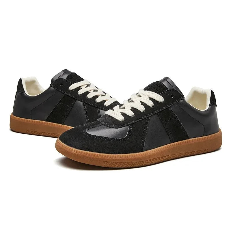Men's retro sneakers with thick sole, lightweight and breathable casual design