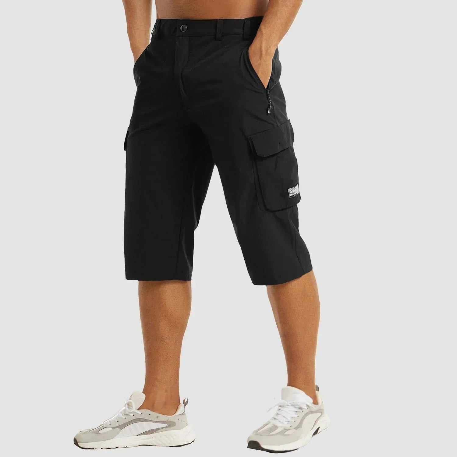 Men's cargo shorts quick-dry breathable multi-pocket lightweight outdoor