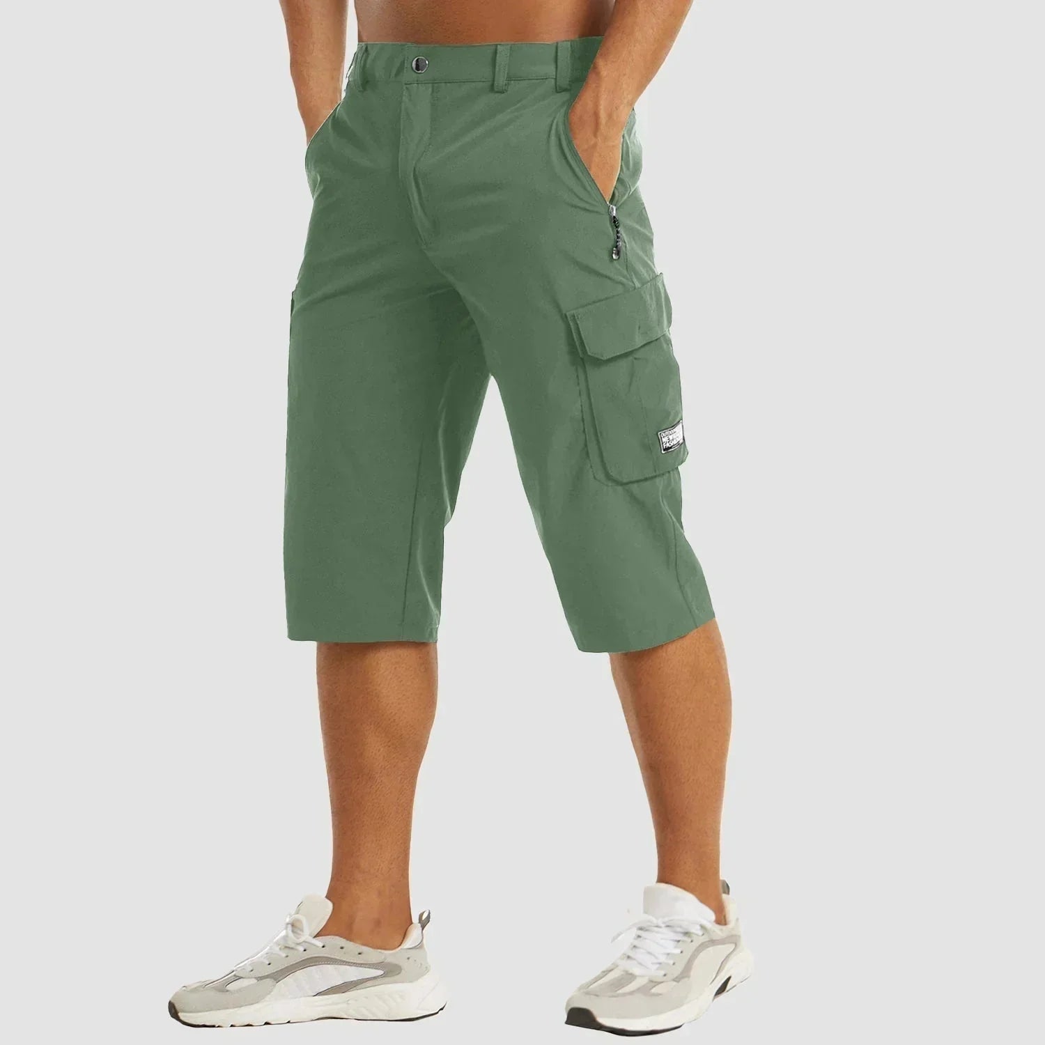 Men's cargo shorts quick-dry breathable multi-pocket lightweight outdoor