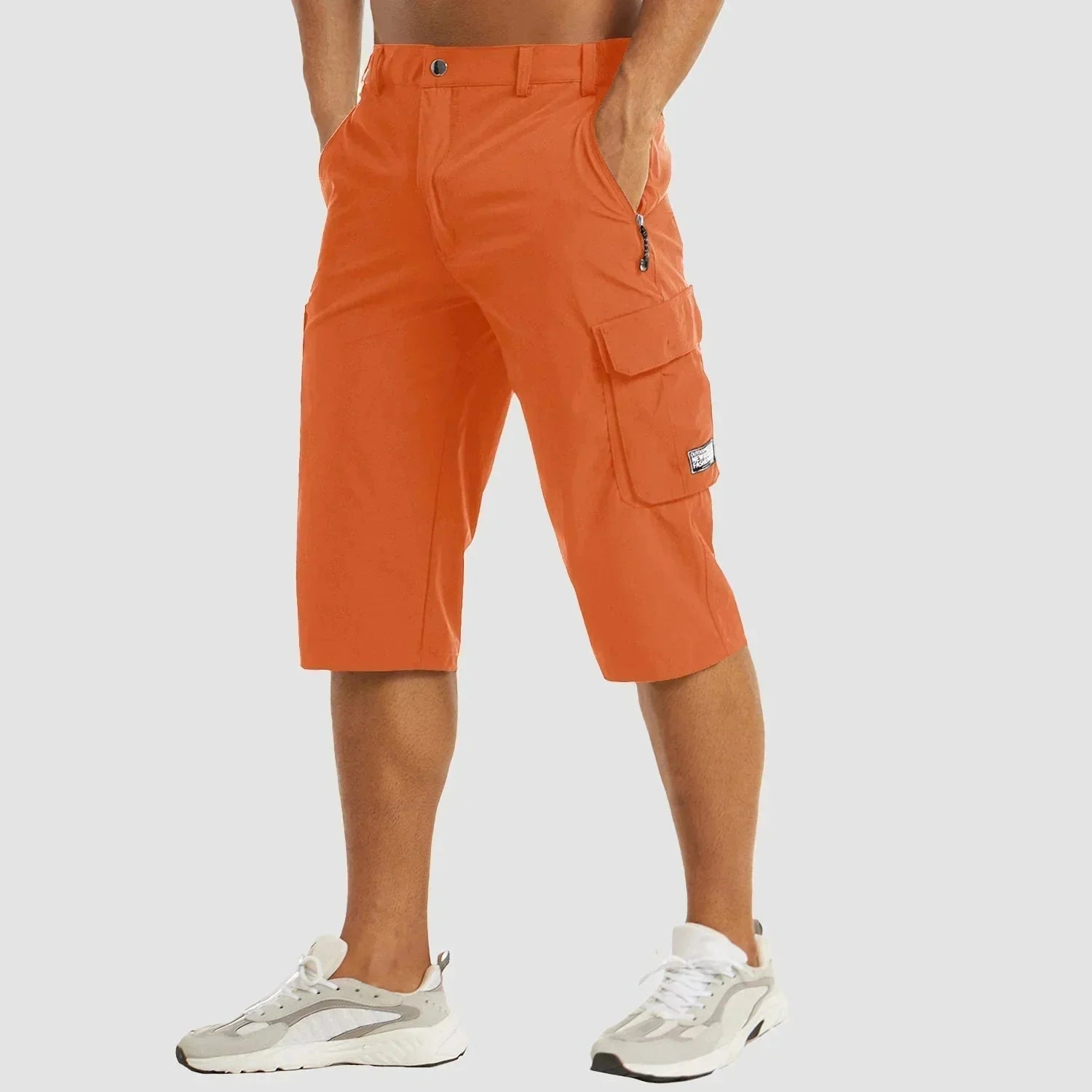 Men's cargo shorts quick-dry breathable multi-pocket lightweight outdoor