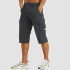 Men's cargo shorts quick-dry breathable multi-pocket lightweight outdoor
