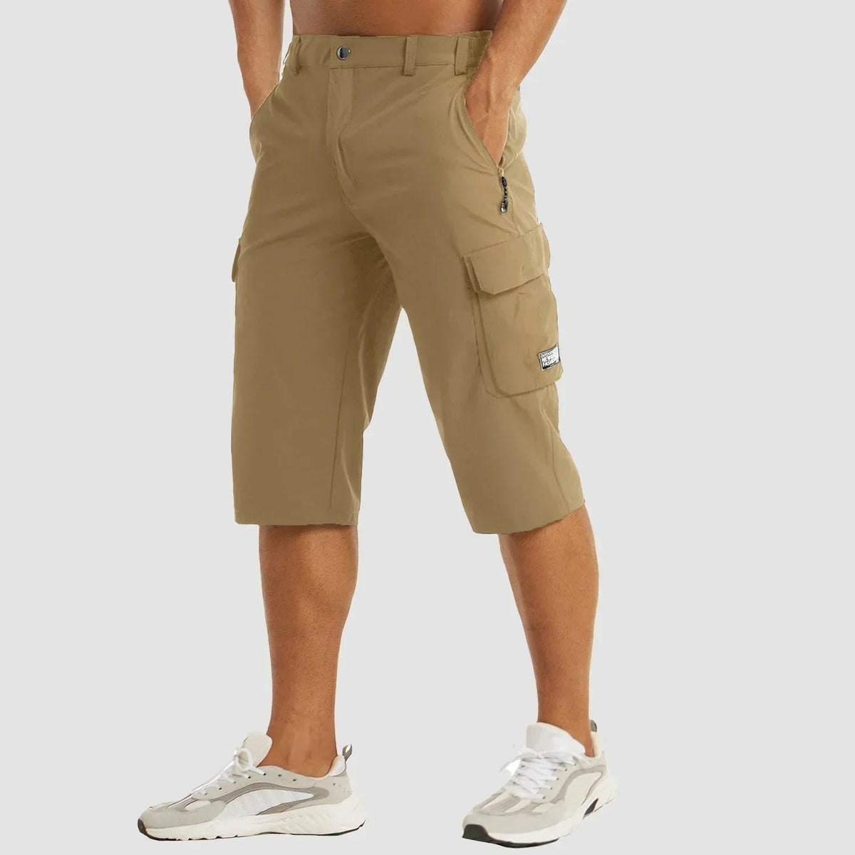 Men's cargo shorts quick-dry breathable multi-pocket lightweight outdoor