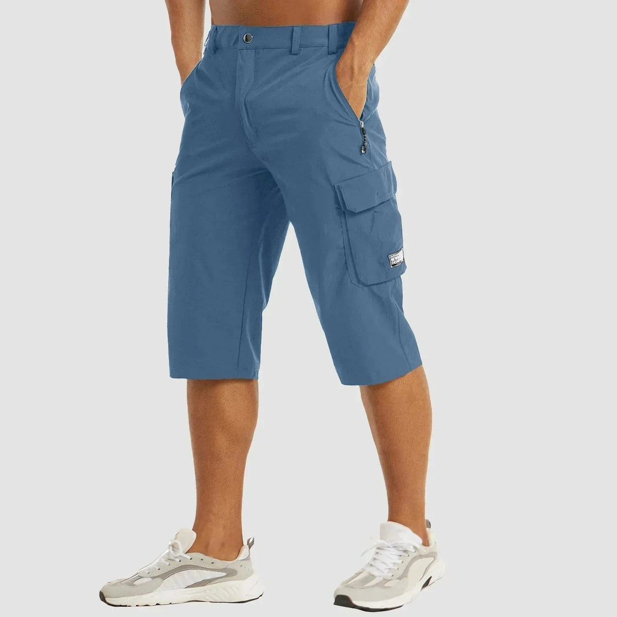 Men's cargo shorts quick-dry breathable multi-pocket lightweight outdoor