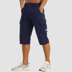 Men's cargo shorts quick-dry breathable multi-pocket lightweight outdoor