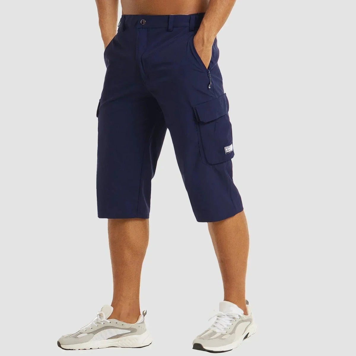 Men's cargo shorts quick-dry breathable multi-pocket lightweight outdoor