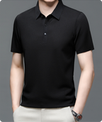 Men's mesh polo shirt short sleeve breathable summer casual