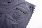 Men cargo shorts with zip pockets in multiple colours