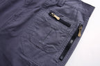 Men cargo shorts with zip pockets in multiple colours