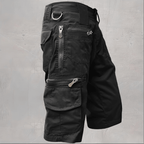 Men cargo shorts with zip pockets in multiple colours