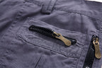 Men cargo shorts with zip pockets in multiple colours