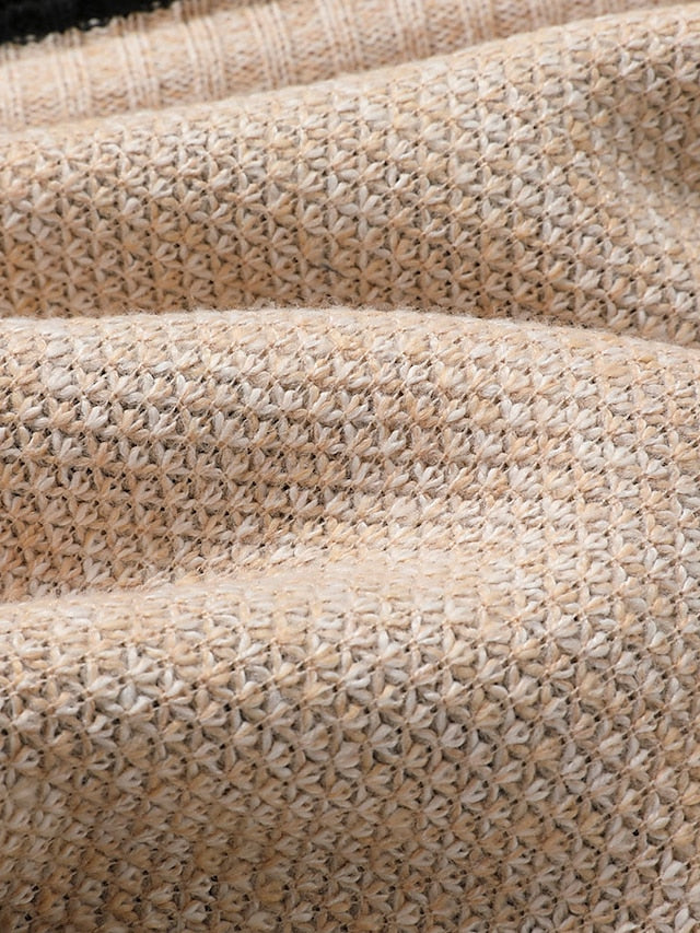 Men ribbed knit full-zip cardigan with stand collar in khaki
