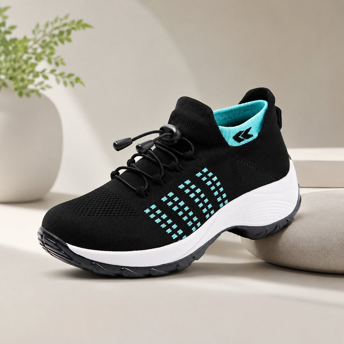 Orthopedic Shoes Women Sneakers Wide Toe Box Knit Mesh Cushioned