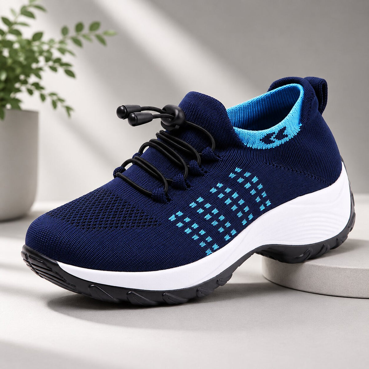 Orthopedic Shoes Women Sneakers Wide Toe Box Knit Mesh Cushioned