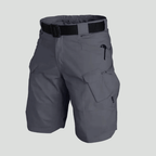 Men cargo shorts regular fit with 6 pockets and elastic waist