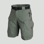 Men cargo shorts regular fit with 6 pockets and elastic waist