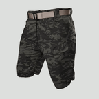 Men cargo shorts regular fit with 6 pockets and elastic waist