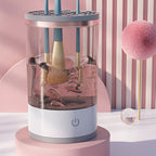 Electric makeup brush cleaner 3-in-1 with UV sterilization and USB charging
