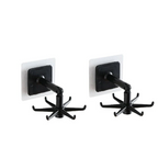 360° rotating self-adhesive hook with wall and ceiling mount, ABS plastic