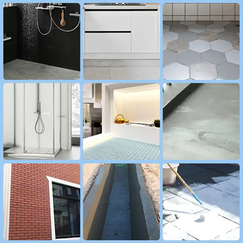 300g transparent waterproof adhesive for exterior walls bathroom floor crack sealing mold proof