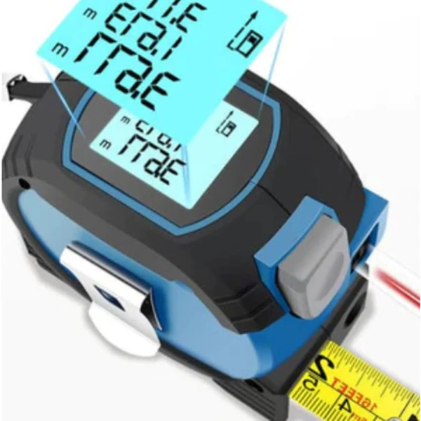 Laser tape measure 3-in-1 digital distance tool with infrared laser, 131FT to 197FT range