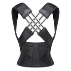 Posture corrector brace for back and neck pain relief, adjustable unisex support