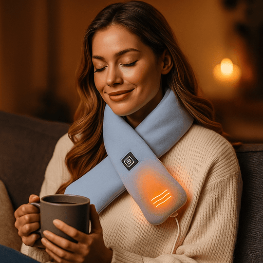Heated Electric Scarf Winter 3 Temperature Settings